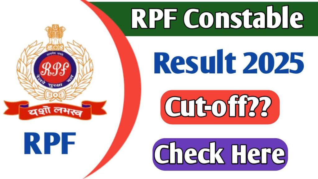 RPF Constable 2025 Result Date